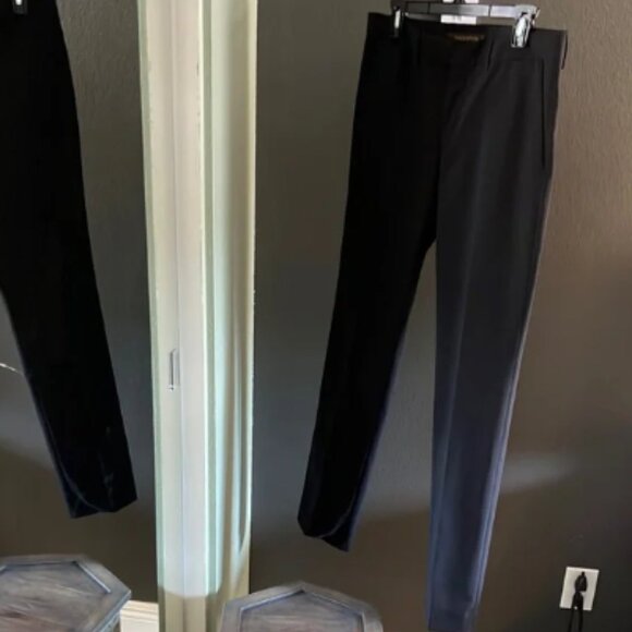 Louis Vuitton, Black Dress Pants, lined; 100% wool - Picture 2 of 14
